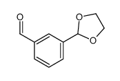 3-(1,3-dioxolan-2-yl)benzaldehyde结构式