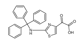 2-oxo-2-[2-(tritylamino)-1,3-thiazol-4-yl]acetic acid结构式