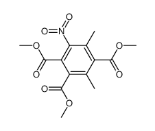2.5.6-Trimethoxycarbonyl-4-nitro-m-xylol结构式