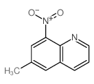 Quinoline, 6-methyl-8-nitro-结构式