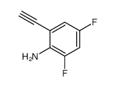 2-Ethynyl-4,6-difluoroaniline结构式