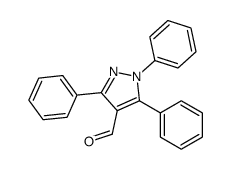 1,3,5-triphenylpyrazole-4-carbaldehyde结构式
