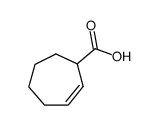cyclohept-2-enecarboxylic acid结构式