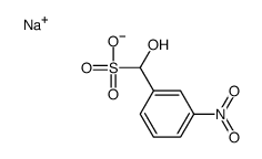 sodium alpha-hydroxy-m-nitrotoluene-alpha-sulphonate结构式