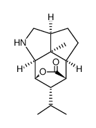 (1S,4S,7S,8R,11R,12R,13S)-13-isopropyl-12-methyl-10-oxa-2-azatetracyclo[5.4.1.1.8,11.04,12]tridecan-9-one结构式