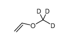 methyl vinyl ether (methyl-d3)结构式