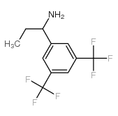 (RS)-1-[3,5-BIS(TRIFLUOROMETHYL)PHENYL]PROPYLAMINE结构式