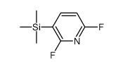 (2,6-difluoropyridin-3-yl)-trimethylsilane结构式