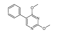 2,4-dimethoxy-5-phenyl-pyrimidine结构式