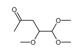 4,5,5-trimethoxy-pentan-2-one结构式