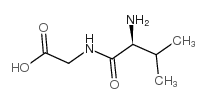 L-缬氨酰-甘氨酸结构式