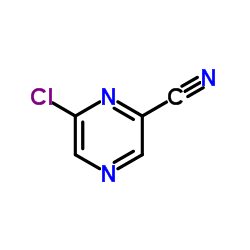 6-氰基-2-氯吡嗪结构式