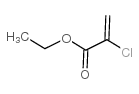 2-Propenoic acid,2-chloro-, ethyl ester结构式