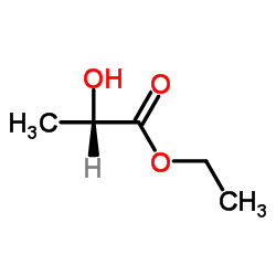 L(-)-乳酸乙酯结构式