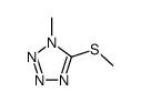 1-methyl-5-methylsulfanyltetrazole结构式