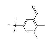 5-tert-butyl-2,3-dimethylbenzaldehyde结构式