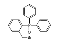 1-(bromomethyl)-2-diphenylphosphorylbenzene结构式