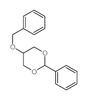 2-phenyl-5-phenylmethoxy-1,3-dioxane结构式