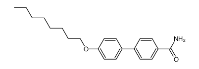 4'-(octyloxy)-[1,1'-biphenyl]-4-carboxamide结构式