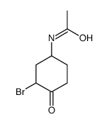 2-溴-4-乙酰氨基环己酮结构式