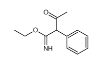 ethyl 3-oxo-2-phenylbutanimidate结构式