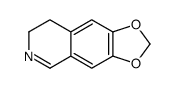 7,8-二氢-[1,3]二氧代[4,5-g]异喹啉结构式