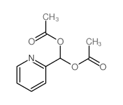 (acetyloxy-pyridin-2-yl-methyl) acetate结构式