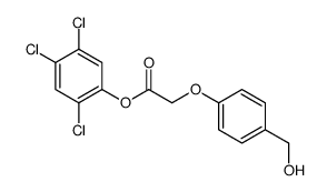 (2,4,5-trichlorophenyl) 2-[4-(hydroxymethyl)phenoxy]acetate结构式