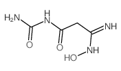 N-carbamoyl-2-(N-hydroxycarbamimidoyl)acetamide结构式