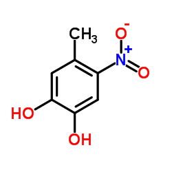 4-methyl-5-nitrocatechol结构式