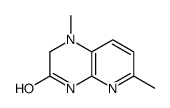 (9CI)-1,4-二氢-1,6-二甲基吡啶并[2,3-b]吡嗪-3(2H)-酮结构式