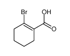 2-bromocyclohexene-1-carboxylic acid结构式