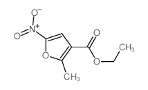 ethyl 2-methyl-5-nitro-furan-3-carboxylate结构式