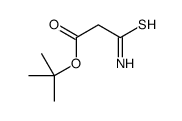 tert-butyl 3-amino-3-sulfanylidenepropanoate结构式