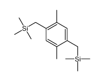 [2,5-dimethyl-4-(trimethylsilylmethyl)phenyl]methyl-trimethylsilane结构式