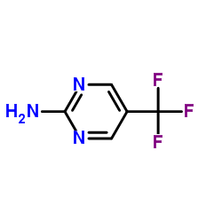 5-三氟甲基-2-氨基嘧啶结构式
