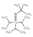 叔丁基亚氨基二甲基(二甲基氨基)钽(V)结构式