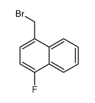 1-(溴甲基)-4-氟-1-萘结构式