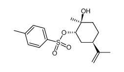 (+)-1-Hydroxy-neodihydrocarveyl-tosylat结构式
