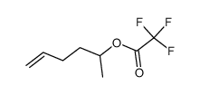 Hexen-(5)-yl-(2)-trifluoracetat结构式