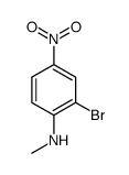 N-甲基-2-溴-4-硝基苯胺结构式