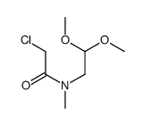 2-CHLORO-N-(2,2-DIMETHOXYETHYL)-N-METHYL ACETAMIDE结构式