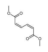 (1E,3Z)-1,3-Butadiene-1,4-dicarboxylic acid dimethyl ester结构式