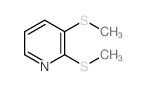 Pyridine,2,3-bis(methylthio)-结构式