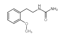 2-(2-methoxyphenyl)ethylurea结构式