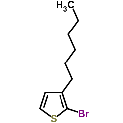 2-溴-3-己基噻吩结构式