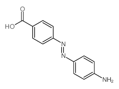 4-[(4-aminophenyl)diazenyl]benzoic acid结构式