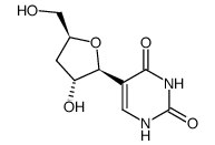 3'-Deoxy-ψ-uridine结构式