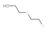 Ethanol,2-[(2-chloroethyl)thio]-结构式