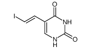 5-[(E)-2-iodoethenyl]-2,4(1H,3H)-pyrimidinedione结构式